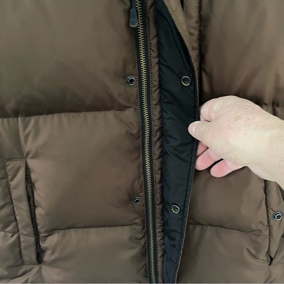 Timberland Men’s Heavyweight Down Puffer Vest Size XL Zip & Snap Closure - Picture 7 of 8